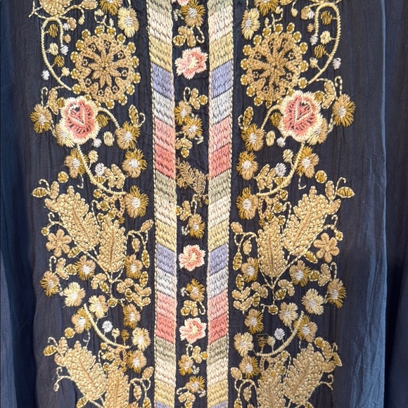 Johnny Was Embroidered Tank Dress L - Picture 3 of 8